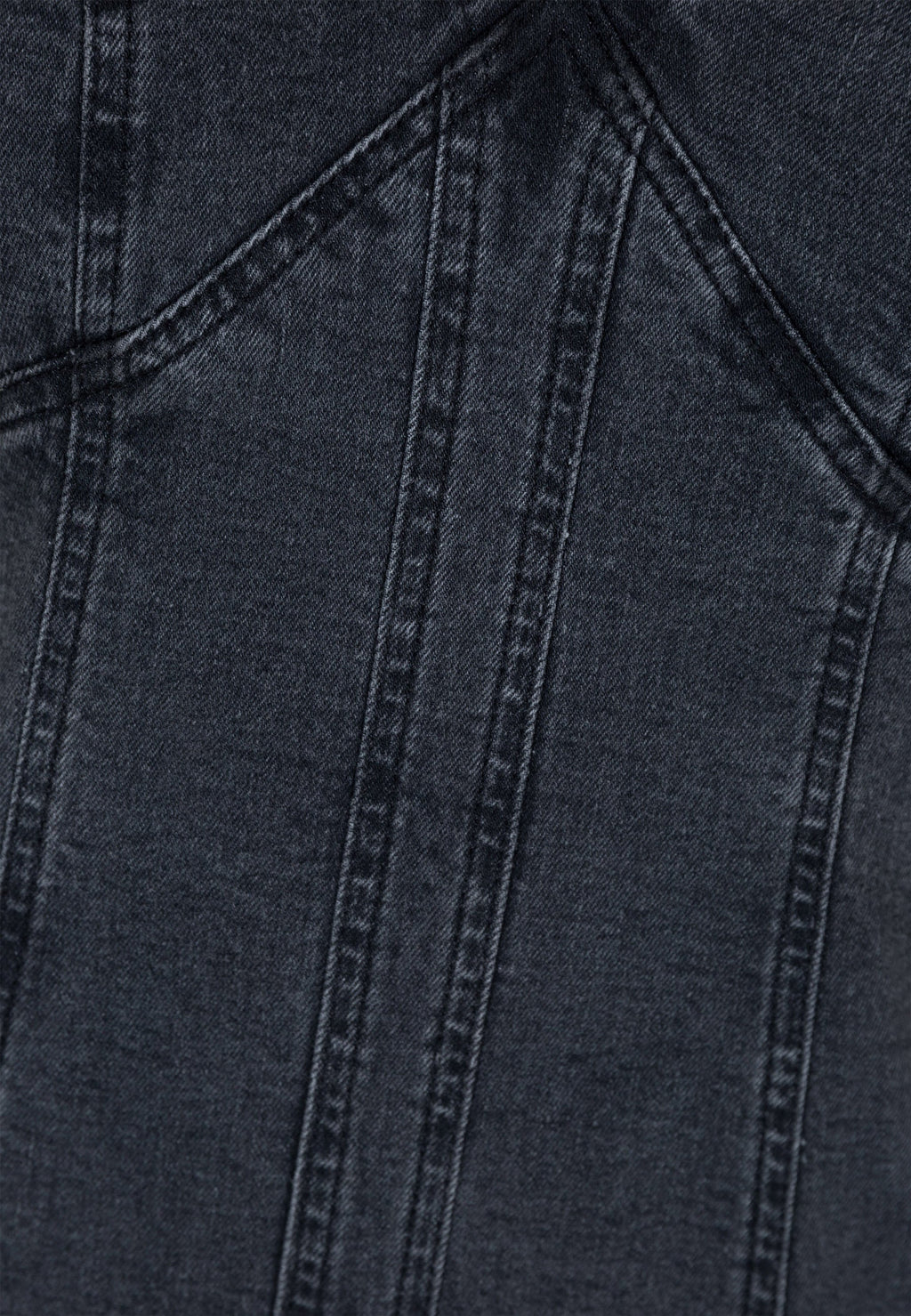 Czarna sukienka jeansowa ADEMY