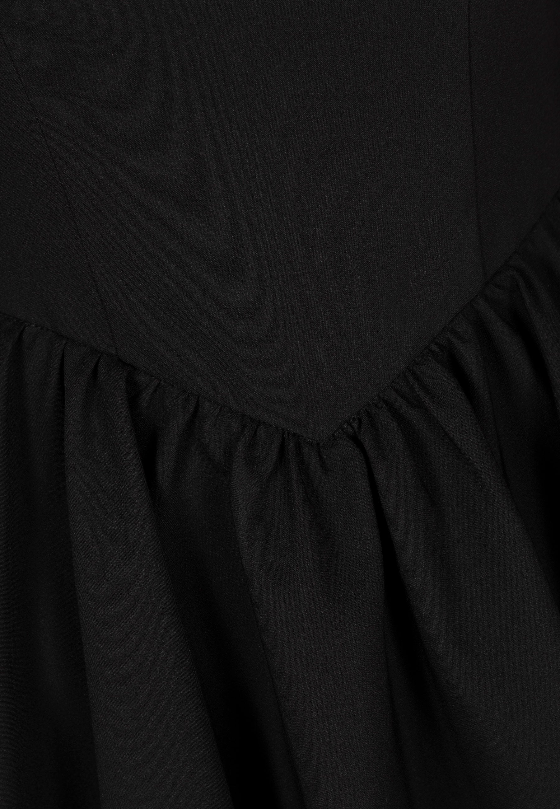 Czarna sukienka mini z szortami SYDNEY