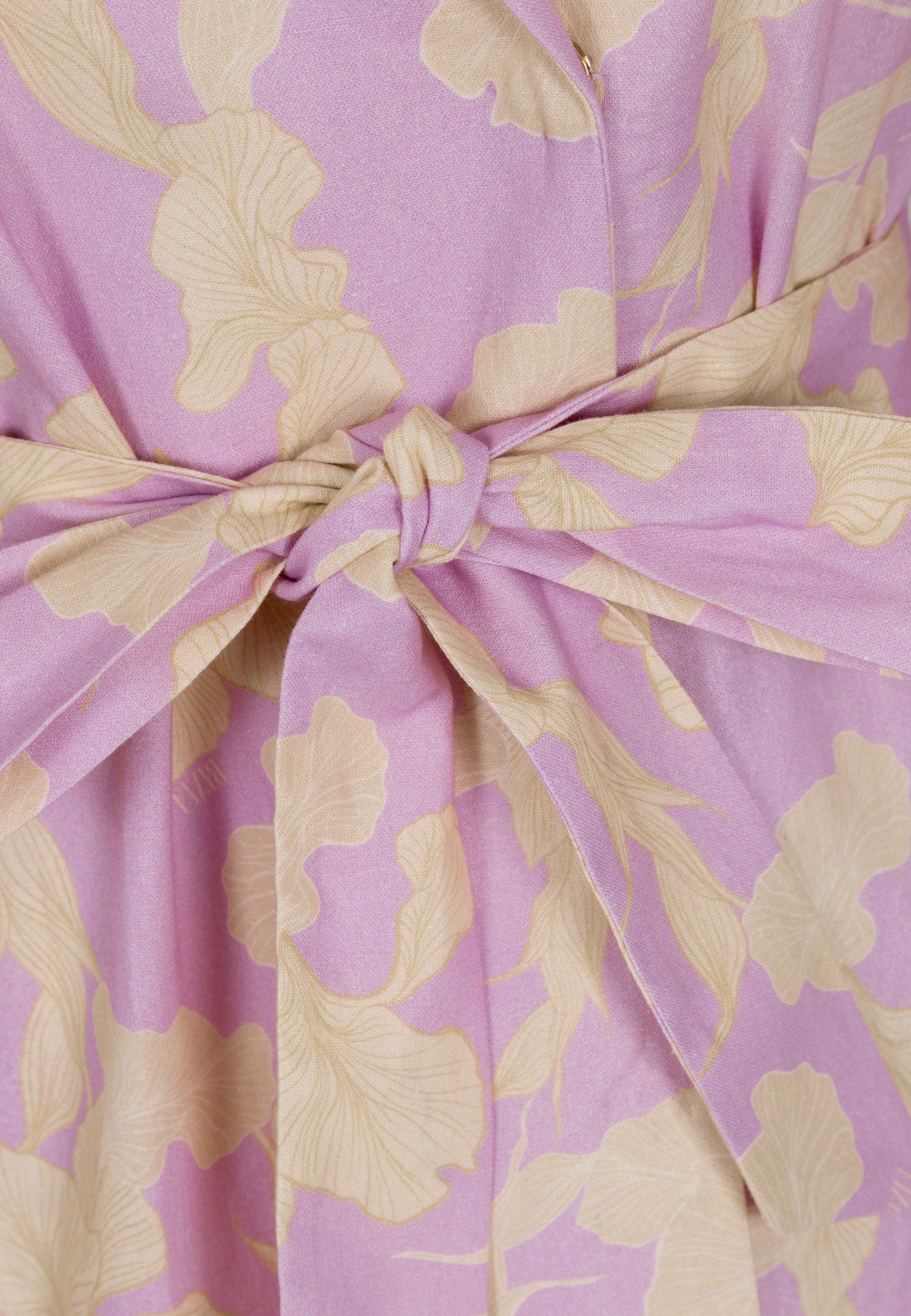 Mini sukienka z falbankami CALISTA fioletowa