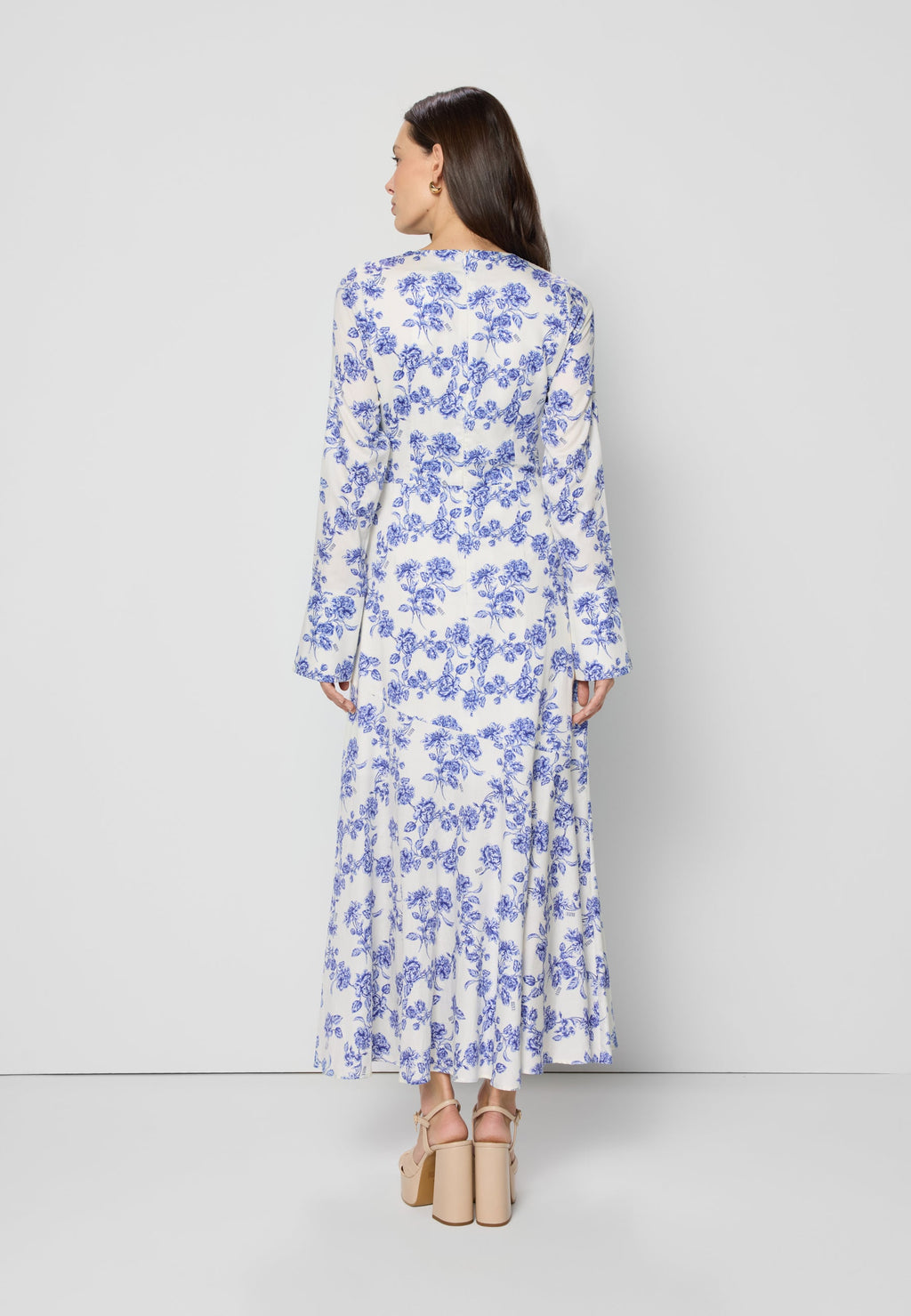 Midi sukienka w kwiaty IVYNI