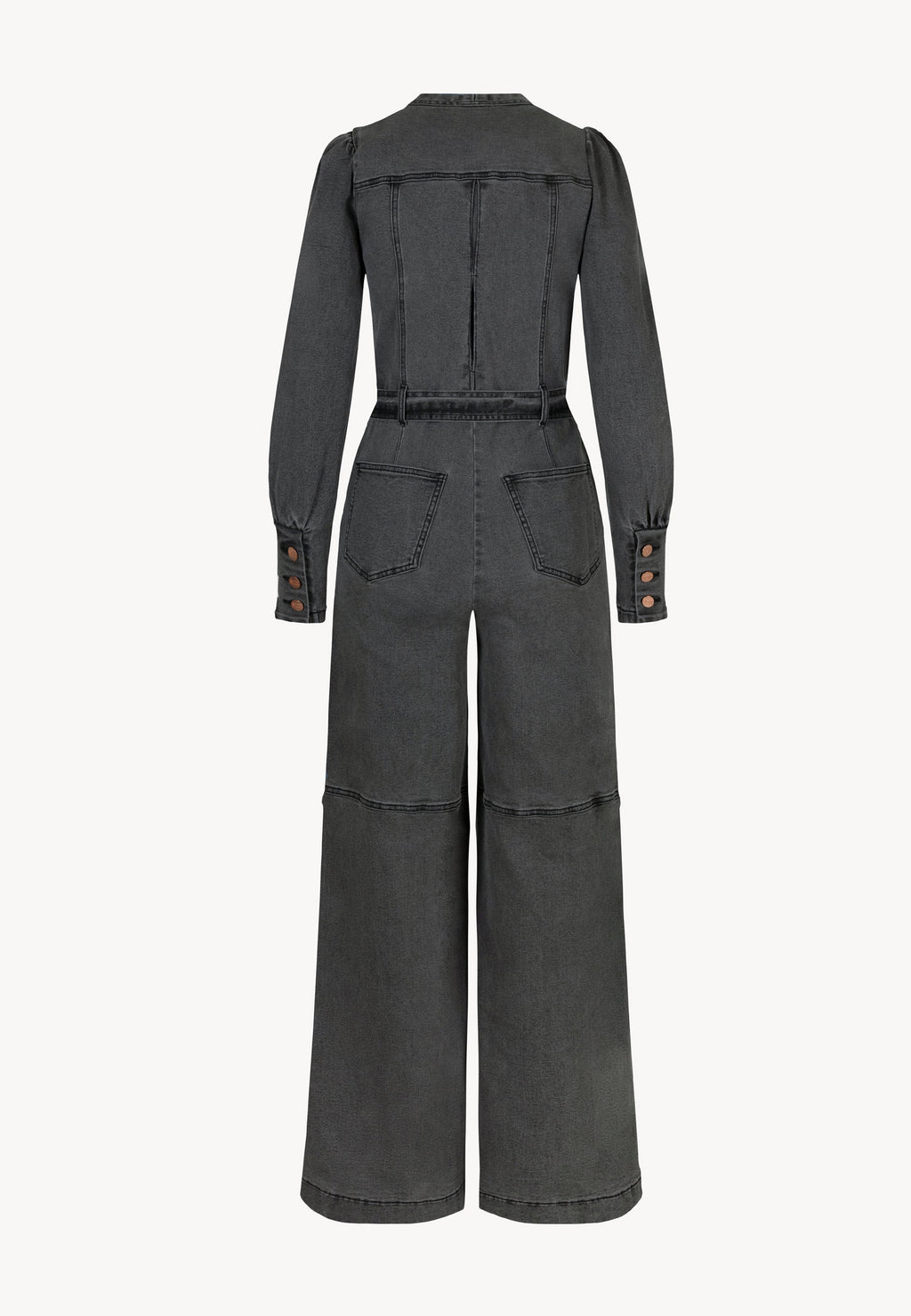 Jeansowy kombinezon MENDINA szary