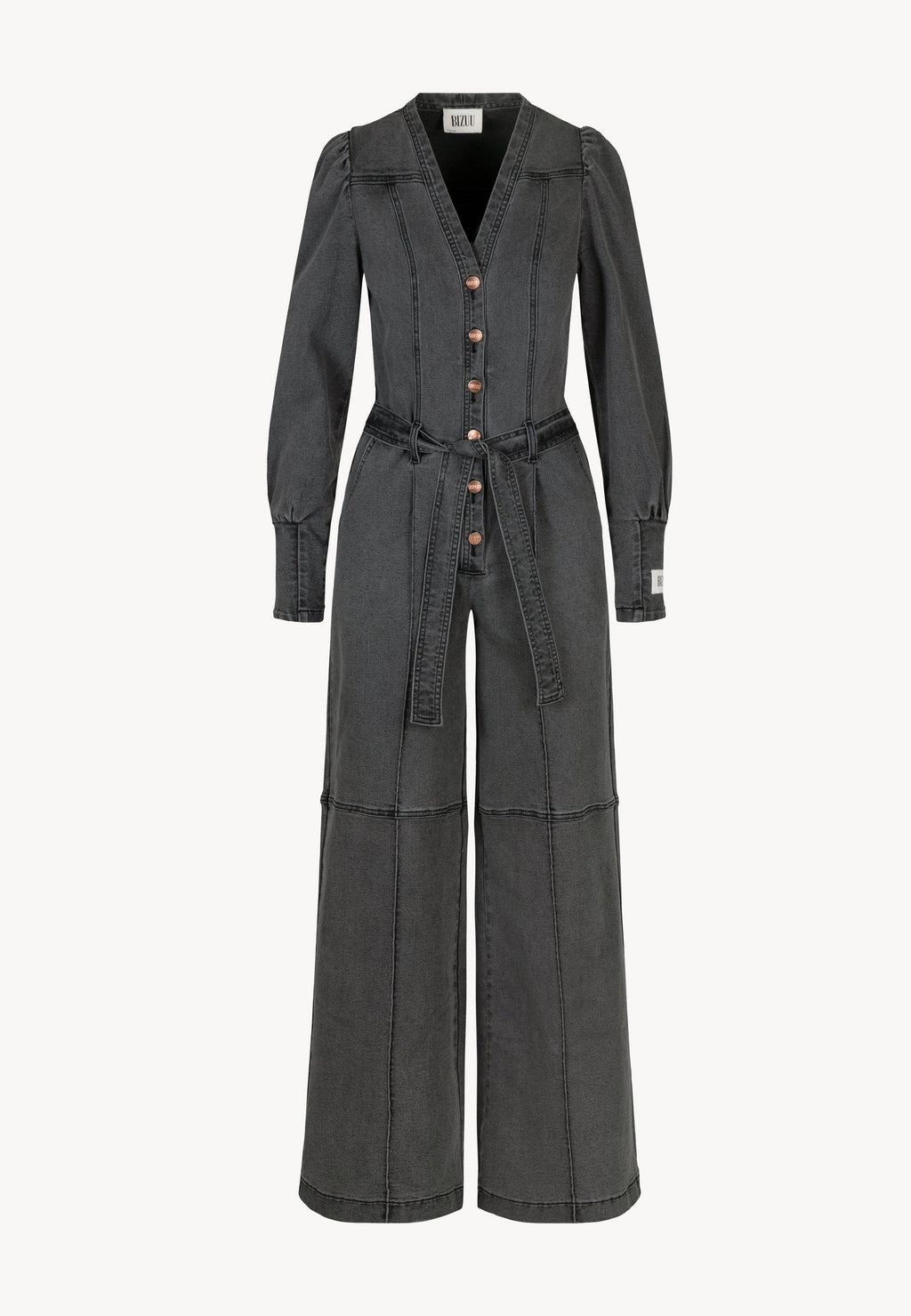 Jeansowy kombinezon MENDINA szary