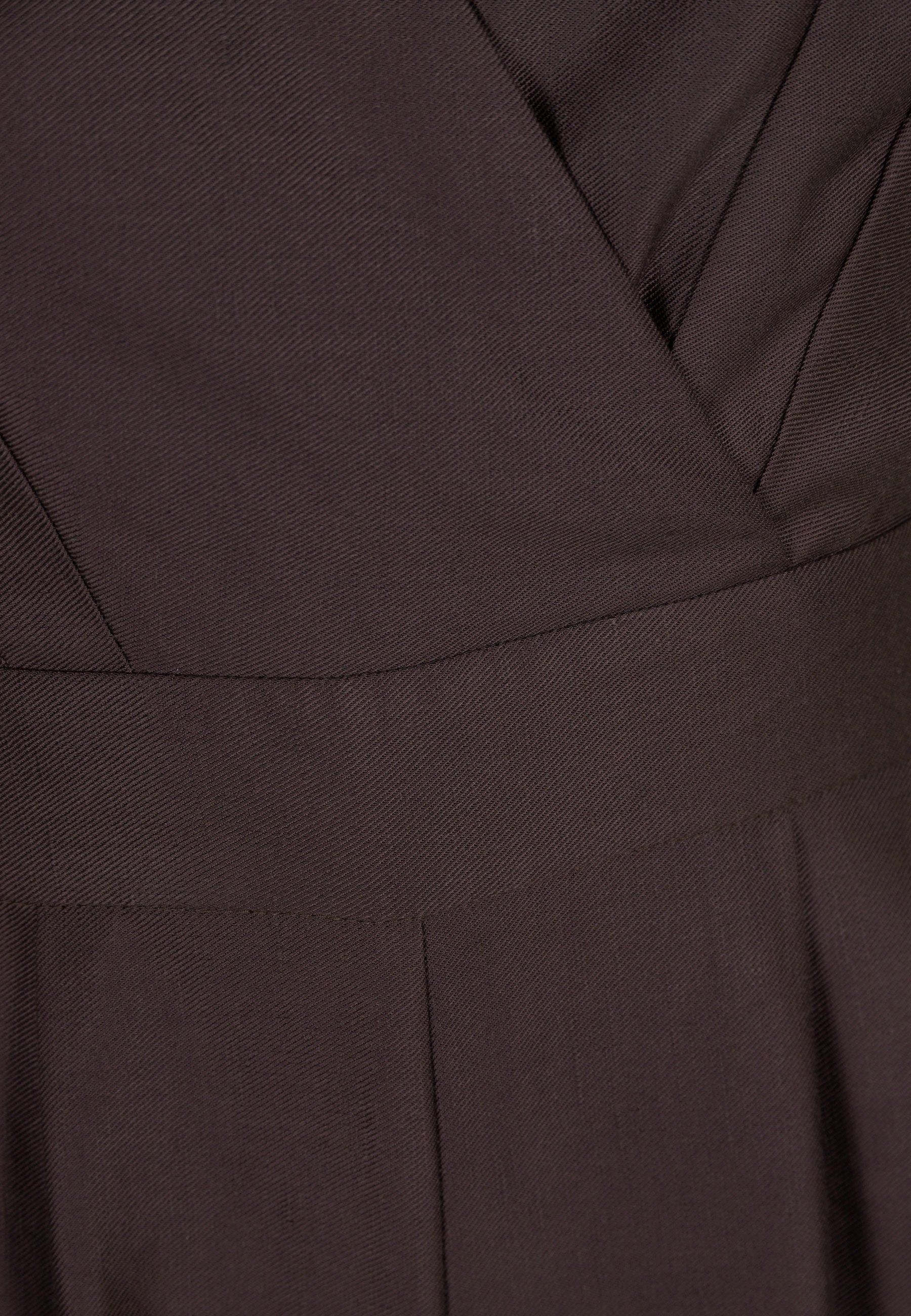 Brązowy kombinezon z domieszką lnu ARATIKA