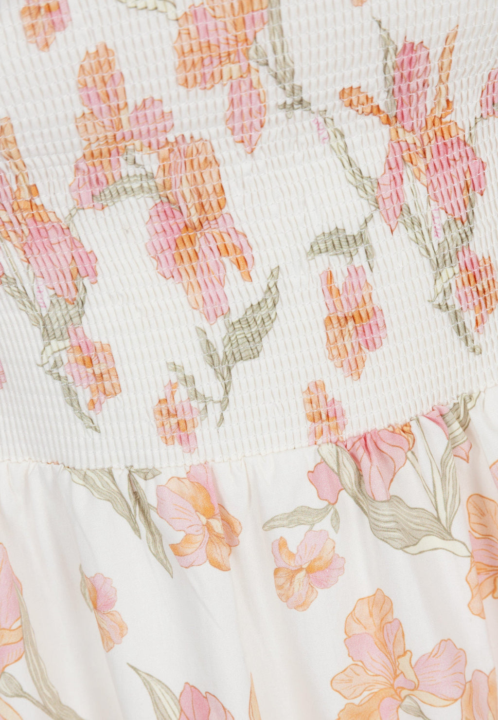 Midi sukienka w kwiatowy print LUMIA multikolor