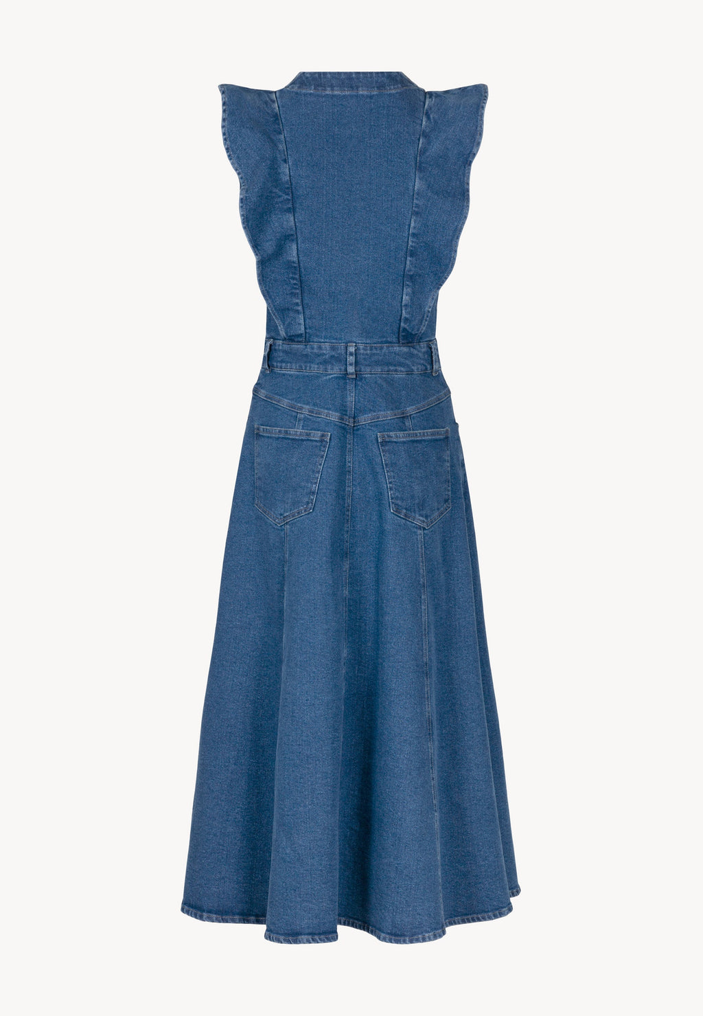 Midi sukienka jeansowa AIDEN niebieski