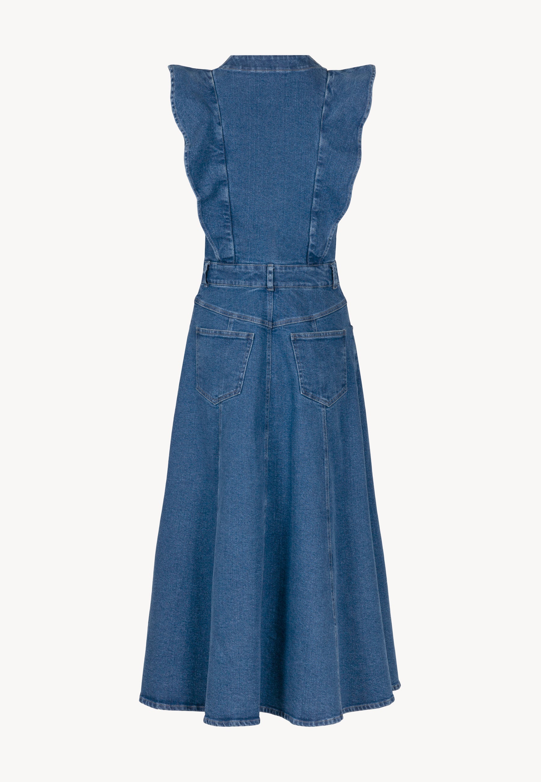 Midi sukienka jeansowa AIDEN niebieski