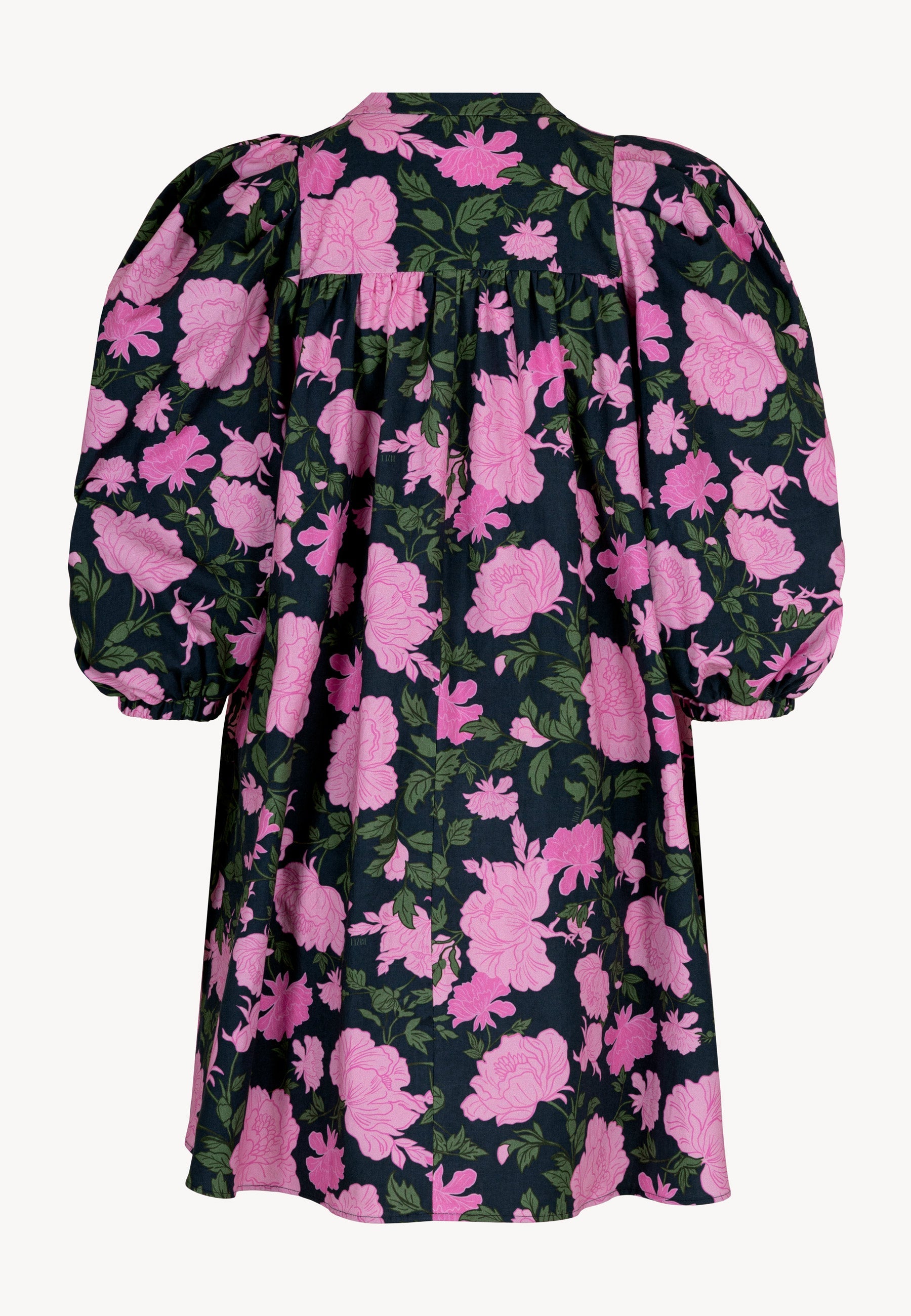 Mini sukienka z rozkloszowanym dołem AYOTE różowa