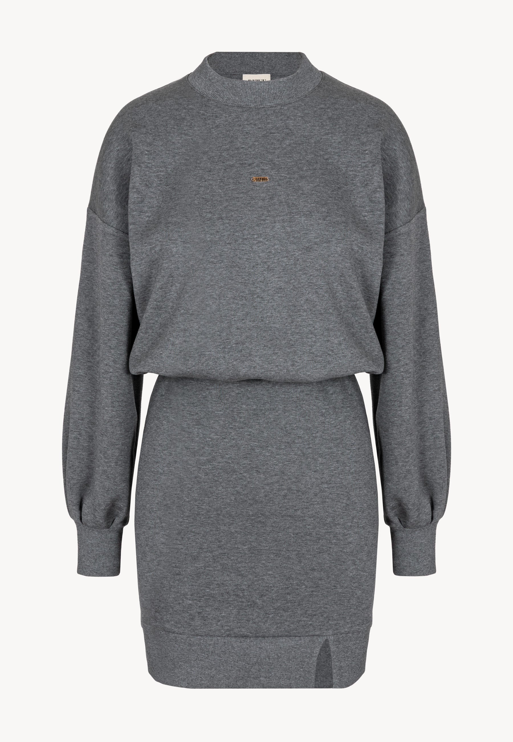 Dzianinowa sukienka grafitowa CAGLIARI