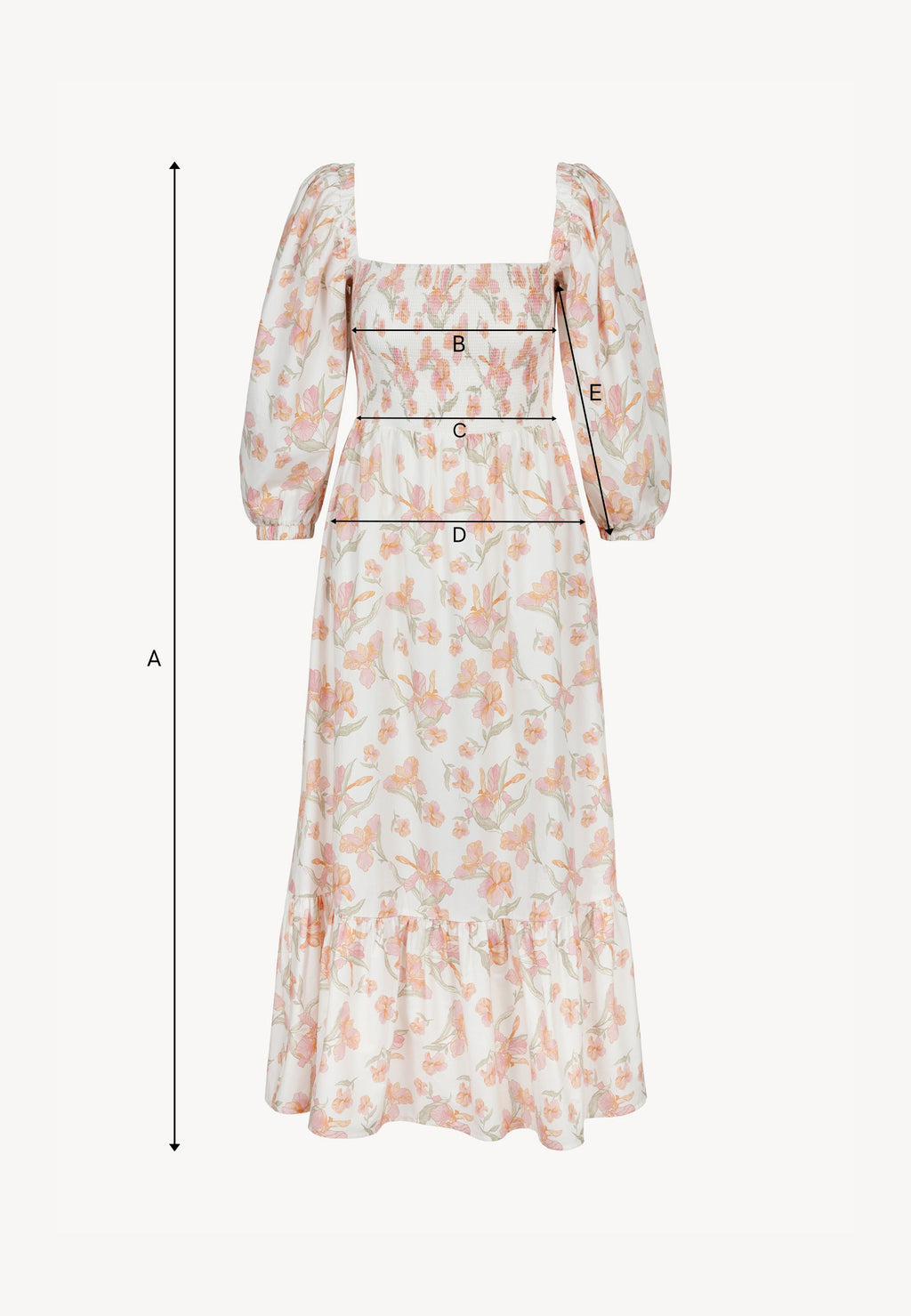 Midi sukienka w kwiatowy print LUMIA multikolor