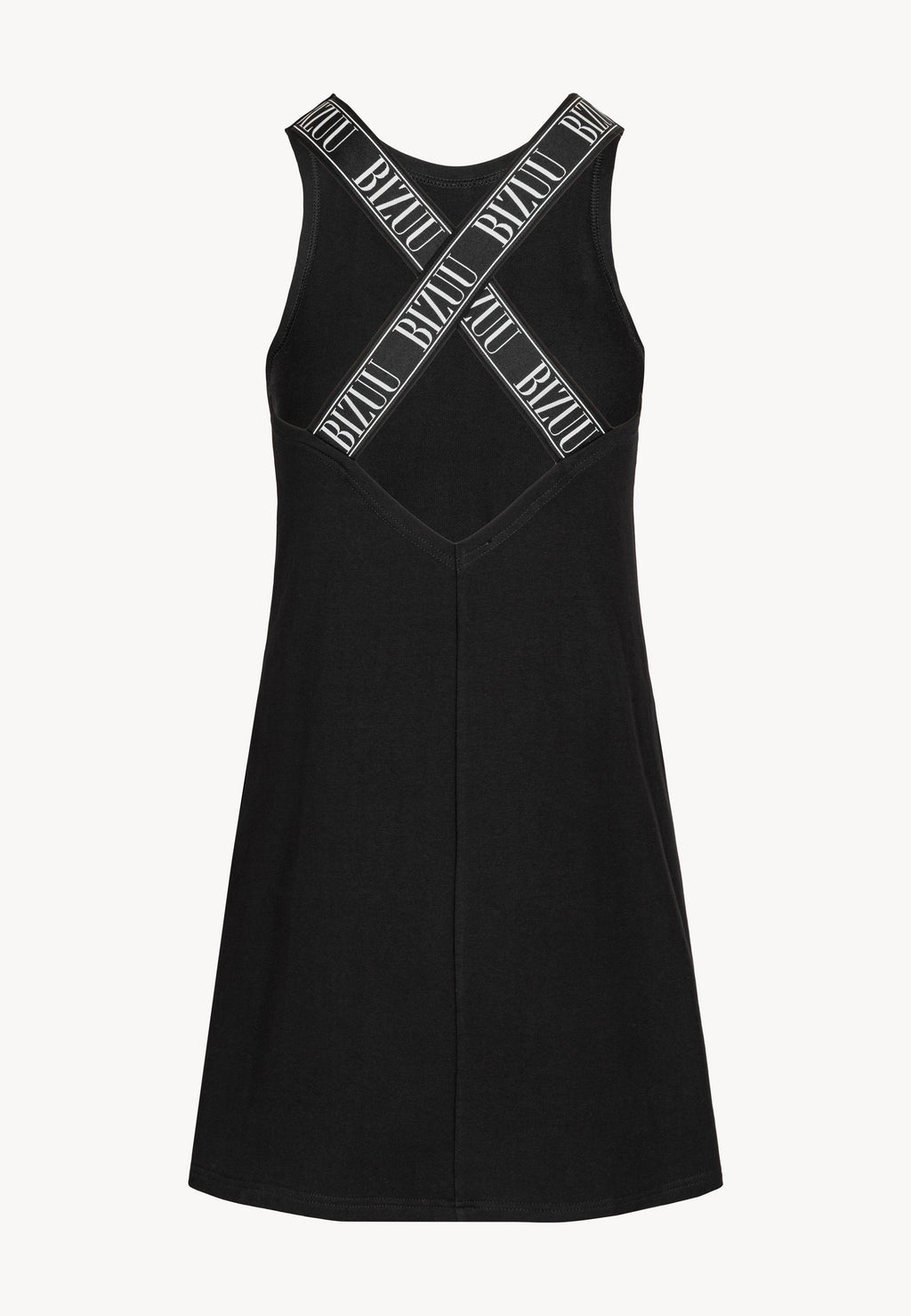 Czarna sukienka o luźnym kroju MOLINNE