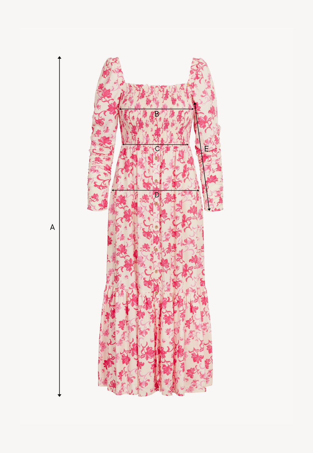 Czerwona sukienka midi w autorski print PATRYA