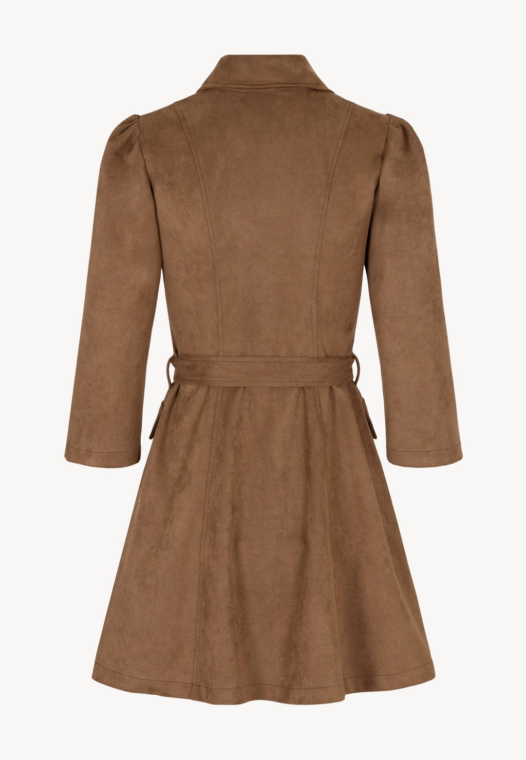 Sukienka z brązowego zamszu ZORELLE