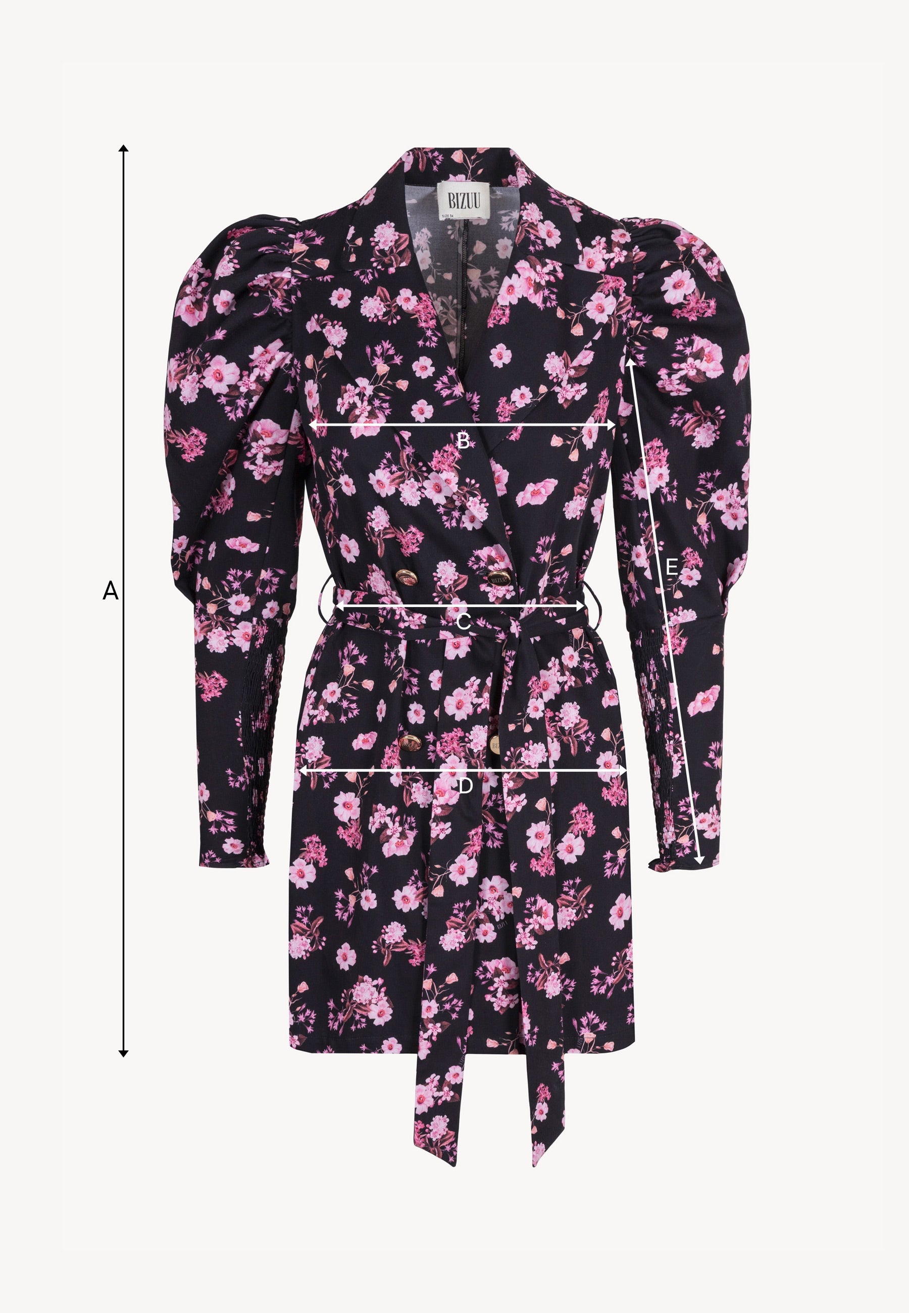 Czarna sukienka mini w kwiatowy print GEORGINA