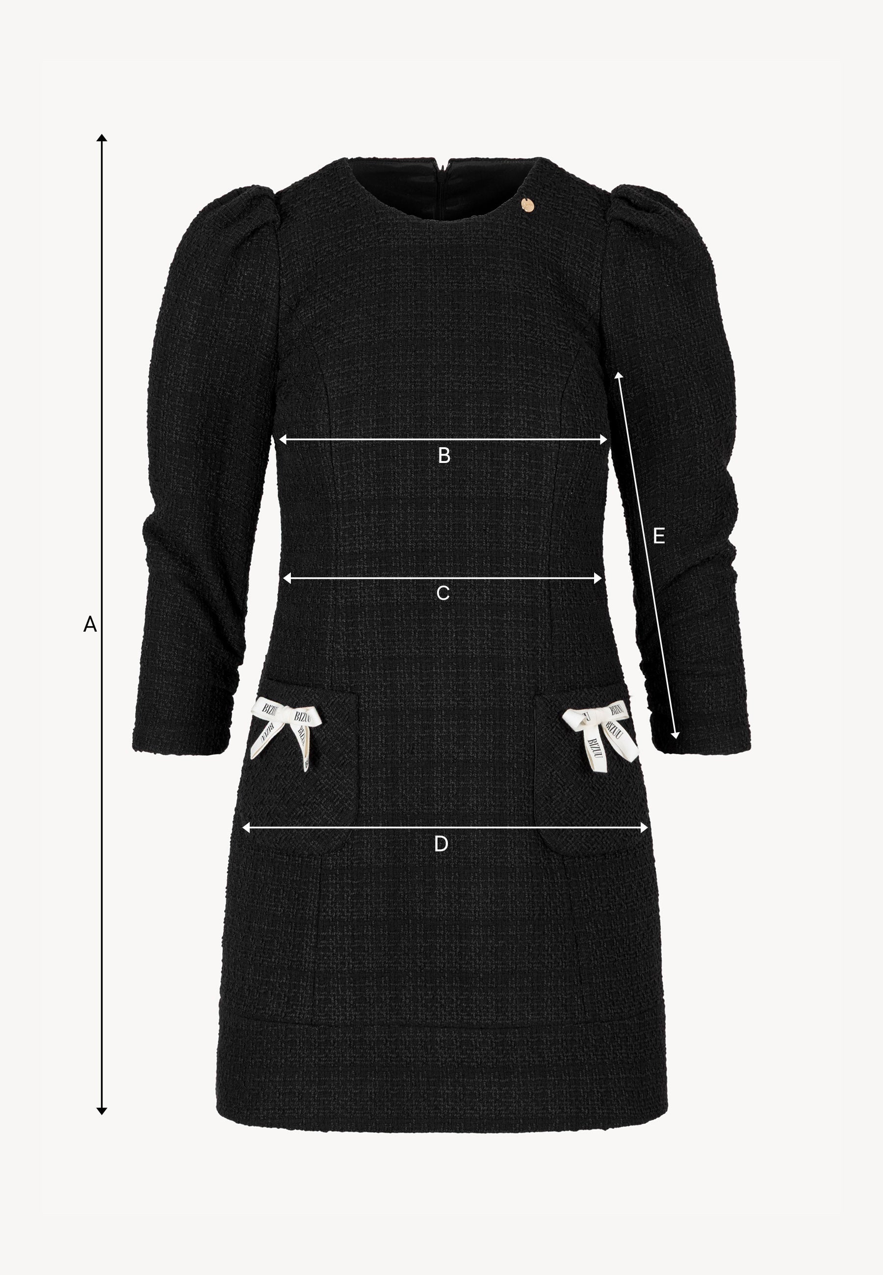 Czarna sukienka z kokardką z logo NOILLY